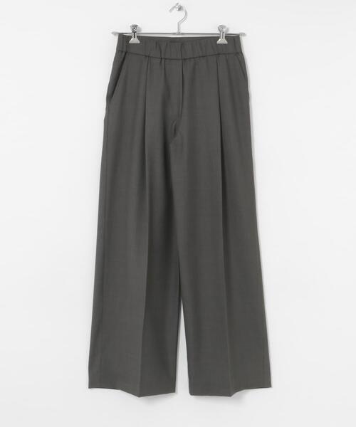 URBAN RESEARCH（アーバンリサーチ）の「『イージーケア』ワイドギャザースラックス（その他パンツ・レディース・チャコールグレー/ネイビー・36/38/40）」の4枚目の写真
