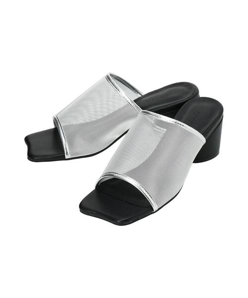 Te chichi（テチチ）の「チュールミュール《2025summer catalog item》（サンダル・レディース・ダークブラウン/シルバー・37/38）」の4枚目の写真