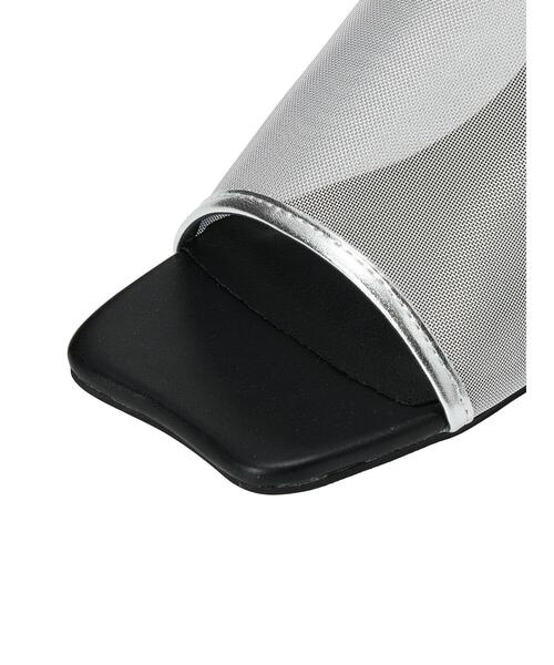 Te chichi（テチチ）の「チュールミュール《2025summer catalog item》（サンダル・レディース・ダークブラウン/シルバー・37/38）」の7枚目の写真