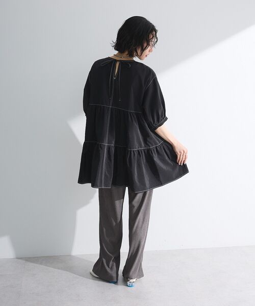 ELENCARE DUE（エレンカーレデュエ）の「・ELENCARE DUE ティアードチュニック（チュニック・レディース・ブラック/グリーン/オフホワイト/ピンク・FREE）」の18枚目の写真