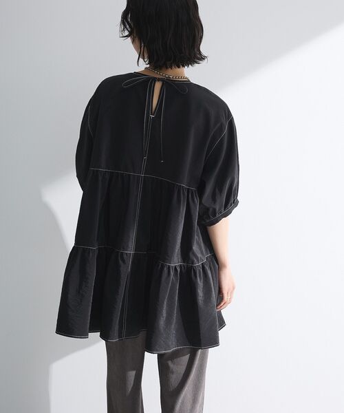 ELENCARE DUE（エレンカーレデュエ）の「・ELENCARE DUE ティアードチュニック（チュニック・レディース・ブラック/グリーン/オフホワイト/ピンク・FREE）」の20枚目の写真