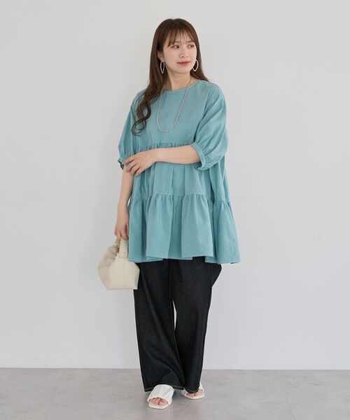 セール】・ELENCARE DUE ティアードチュニック（チュニック