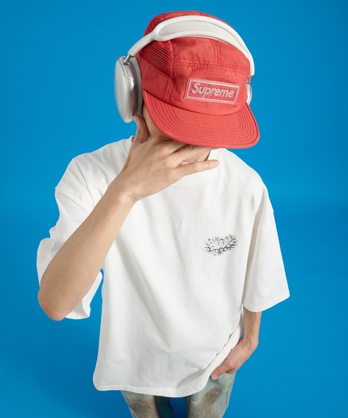 Perushu(ペルーシュ)の「Assorted Graphic Tshirt / アソートグラフィックTシャツ(Tシャツ/カットソー・メンズ・ブラック系/オフホワイト/ピンク/ブラウン/ネイビー/ブラック・MEDIUM/LARGE)」の18枚目の写真