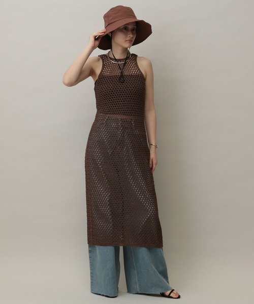 A part by（アパートバイ）の「【2WAY】miller_ツバヒロハット（ハット・レディース・ブラック/ブラウン・FREE）」の4枚目の写真