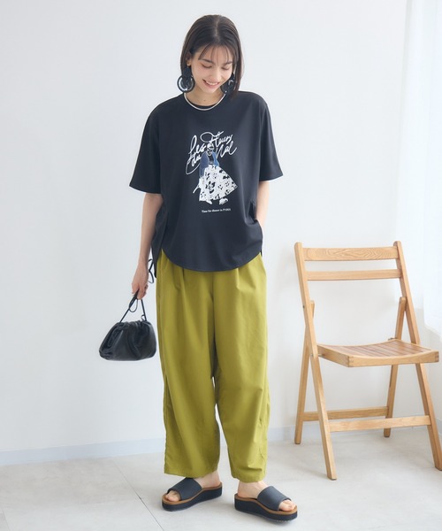 KATHARINE ROSS（キャサリンロス）の「【PILLINI/ピリーニ】麻混サーカスパンツ（その他パンツ・レディース・オレンジ/ブラック/グリーン・SMALL/MEDIUM）」の21枚目の写真