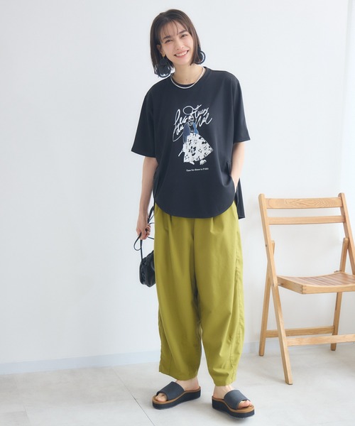 KATHARINE ROSS（キャサリンロス）の「【PILLINI/ピリーニ】麻混サーカスパンツ（その他パンツ・レディース・オレンジ/ブラック/グリーン・SMALL/MEDIUM）」の22枚目の写真