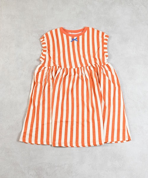 MARKEY'S(マーキーズ)の「OKINIIRIワンピース(ワンピース・キッズ・ブラック/ライトブルー/ミント/オレンジ・80/90/100/110/120/130/140/150)」の4枚目の写真