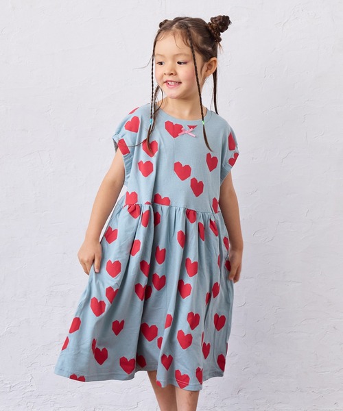 MARKEY'S(マーキーズ)の「OKINIIRIワンピース(ワンピース・キッズ・ブラック/ライトブルー/ミント/オレンジ・80/90/100/110/120/130/140/150)」の13枚目の写真