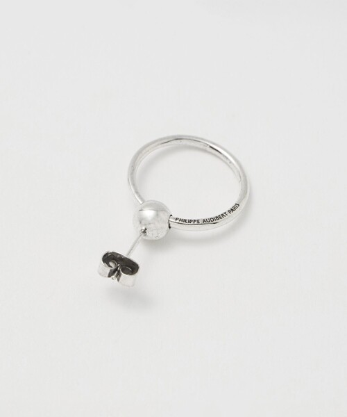 PHILIPPE AUDIBERT＞ASHA SLV フープピアス（ピアス（両耳用