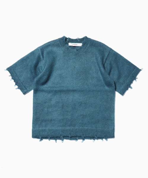 PROVOKE （プロヴォーク）の「PROVOKE/プロヴォーク frayed pullover knit ニット（ニット/セーター・レディース・インディゴブルー・FREE）」の7枚目の写真