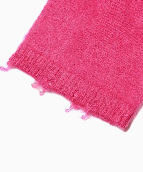 PROVOKE （プロヴォーク）の「PROVOKE/プロヴォーク frayed pullover knit ニット（ニット/セーター・レディース・インディゴブルー・FREE）」の4枚目の写真