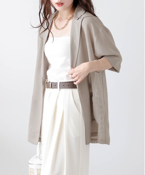 Sheer Layered Bijou Jacket シアージャケット