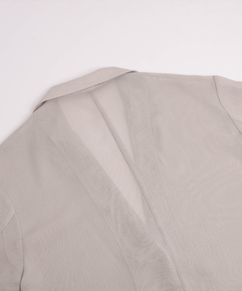 La-gemme（ラジェム）の「メッシュシアージャケット（その他アウター・レディース・ベージュ/ブラック・フリー）」の22枚目の写真