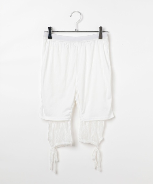 3.3 Field Trip （3.3フィールドトリップ）の「3.3 Field Trip／リボンレースバイカーパンツ（その他パンツ・レディース・ホワイト/ブラック・FREE）」の12枚目の写真