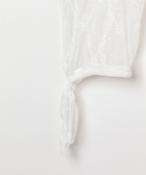 3.3 Field Trip （3.3フィールドトリップ）の「3.3 Field Trip／リボンレースバイカーパンツ（その他パンツ・レディース・ホワイト/ブラック・FREE）」の15枚目の写真