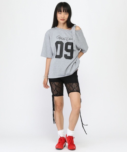 3.3 Field Trip （3.3フィールドトリップ）の「3.3 Field Trip／リボンレースバイカーパンツ（その他パンツ・レディース・ホワイト/ブラック・FREE）」の21枚目の写真