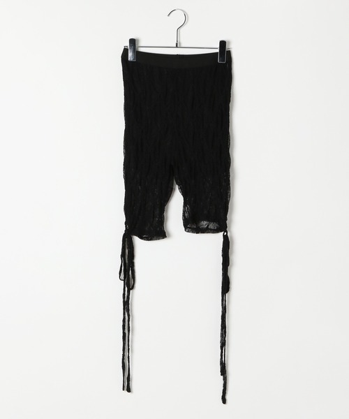 3.3 Field Trip （3.3フィールドトリップ）の「3.3 Field Trip／リボンレースバイカーパンツ（その他パンツ・レディース・ホワイト/ブラック・FREE）」の18枚目の写真