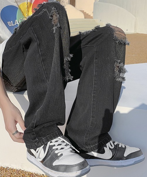 REBALANCE(リバランス)の「ダメージデニム(デニムパンツ・メンズ・A/B・X-LARGE/LARGE/MEDIUM)」の12枚目の写真