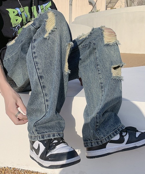 REBALANCE(リバランス)の「ダメージデニム(デニムパンツ・メンズ・A/B・X-LARGE/LARGE/MEDIUM)」の15枚目の写真