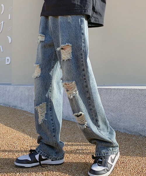 REBALANCE(リバランス)の「ダメージデニム(デニムパンツ・メンズ・A/B・X-LARGE/LARGE/MEDIUM)」の16枚目の写真