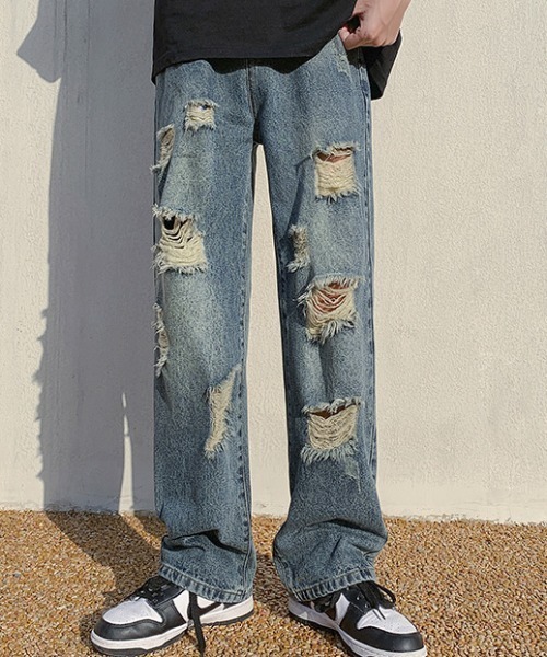 REBALANCE(リバランス)の「ダメージデニム(デニムパンツ・メンズ・A/B・X-LARGE/LARGE/MEDIUM)」の17枚目の写真