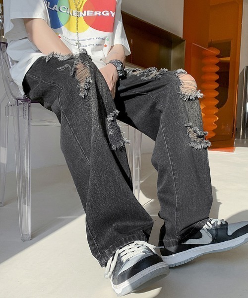 REBALANCE(リバランス)の「ダメージデニム(デニムパンツ・メンズ・A/B・X-LARGE/LARGE/MEDIUM)」の21枚目の写真
