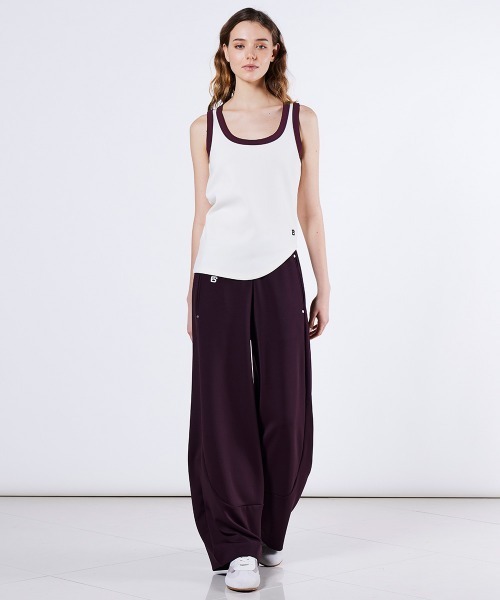DOUBLE STANDARD CLOTHING(ダブルスタンダードクロージング)の「アクアスーティングジャージタンクトップ(タンクトップ・レディース・ホワイト×レッド/ホワイト×ネイビー・FREE)」の7枚目の写真