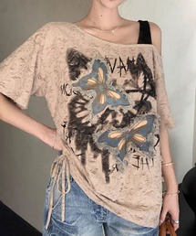 バタフライ」に該当するTシャツ/カットソーファッション通販