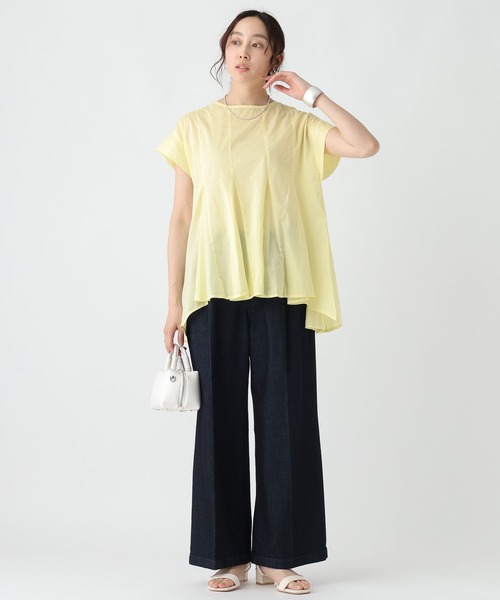 Elura(エルーラ)の「冷感イージーデニム<低身長サイズあり>/495590(デニムパンツ・レディース・ブルー/ネイビー・SMALL/MEDIUM/LARGE/FREE(S))」の16枚目の写真