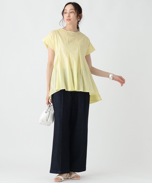 Elura(エルーラ)の「冷感イージーデニム<低身長サイズあり>/495590(デニムパンツ・レディース・ブルー/ネイビー・SMALL/MEDIUM/LARGE/FREE(S))」の17枚目の写真