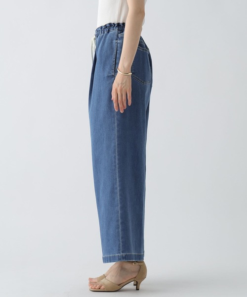 Elura(エルーラ)の「冷感イージーデニム<低身長サイズあり>/495590(デニムパンツ・レディース・ブルー/ネイビー・SMALL/MEDIUM/LARGE/FREE(S))」の22枚目の写真