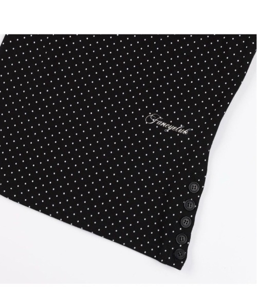 タンクトップ ノースリーブ 「FANCY CLUB」Dot Button Sleeveless レディース FANCY CLUB（ファンシークラブ）の「【FANCY CLUB】Dot Button