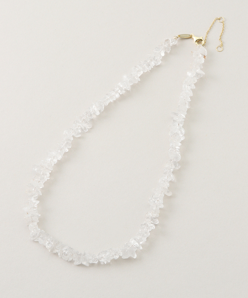 SHASHI（シャシ）の「SHASHI/シャシ クリアネックレス SH-N578（ネックレス・レディース・ホワイト・FREE）」の5枚目の写真