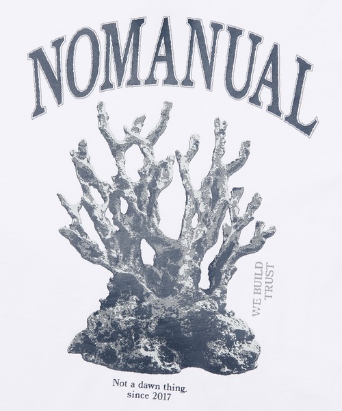 NOMANUAL（NOMANUAL）の「「NOMANUAL /ノーマニュアル」METAL CORAL REEF T-SHIRT（Tシャツ/カットソー・メンズ・ホワイト/ブラック・LARGE）」の5枚目の写真