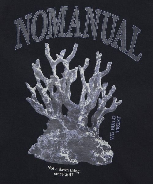 NOMANUAL（NOMANUAL）の「「NOMANUAL /ノーマニュアル」METAL CORAL REEF T-SHIRT（Tシャツ/カットソー・メンズ・ホワイト/ブラック・LARGE）」の8枚目の写真