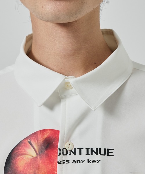 SHAREEF（シャリーフ）の「【SHAREEF】APPLE×DOG SH（シャツ/ブラウス・メンズ・ブラック/ホワイト・1/2）」の14枚目の写真