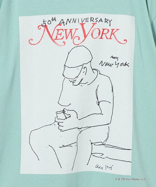 NEW YORK MAGAZINE × BEAUTY&YOUTH＞ 50TH プリント Tシャツ（T