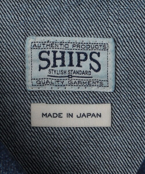 SHIPS（シップス）の「SHIPS: AUTHENTIC フェード ファースト デニム ジャケット（デニムジャケット・メンズ・ブルー・SMALL/MEDIUM/LARGE/X-LARGE）」の7枚目の写真