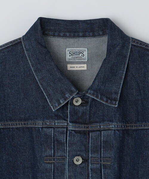 SHIPS（シップス）の「SHIPS: AUTHENTIC フェード ファースト デニム ジャケット（デニムジャケット・メンズ・ブルー・SMALL/MEDIUM/LARGE/X-LARGE）」の8枚目の写真
