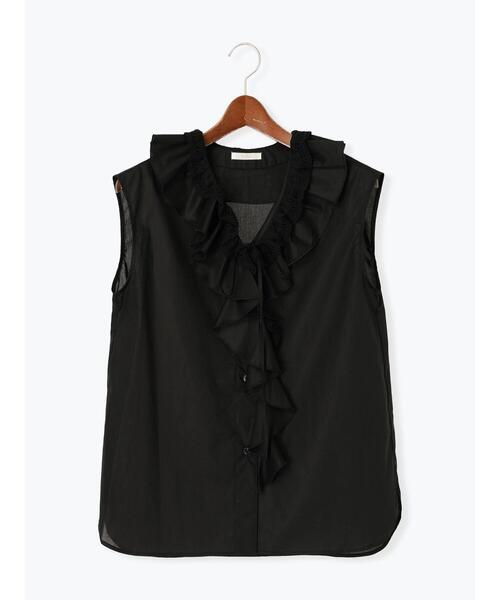 Te chichi（テチチ）の「ラッフルフリルレースブラウス（シャツ/ブラウス・レディース・オレンジ/ブラック/オフホワイト・F）」の20枚目の写真