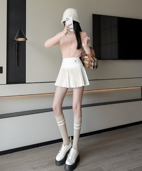 セール】細プリーツミニスカート（スカート）｜Silly（シリー）の