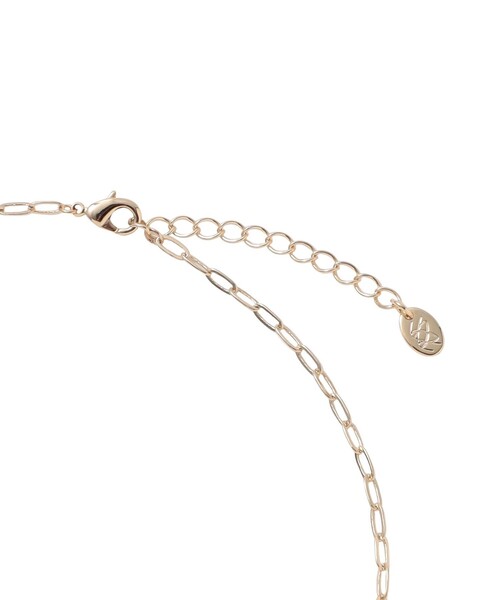 amaca(アマカ)の「スクエアガラスネックレス(ネックレス・レディース・ワイン・FREE)」の4枚目の写真