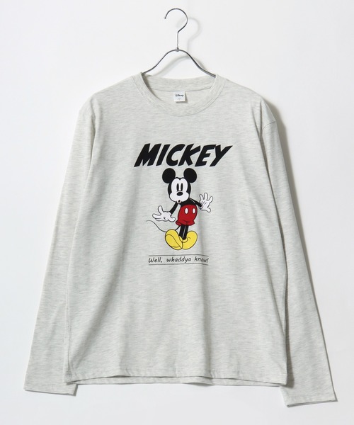 Disney（ディズニー）の「Disney/ディズニー ミッキー ドナルド デイジー グーフィー プルート プリントロンT 長袖 ロングスリーブTシャツ レディース メンズ（Tシャツ/カットソー・レディース・ネイビー/サックスブルー/アッシュグレー/オフホワイト・LL/L/M）」の18枚目の写真
