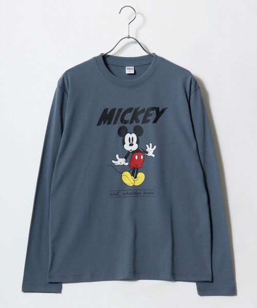 Disney（ディズニー）の「Disney/ディズニー ミッキー ドナルド デイジー グーフィー プルート プリントロンT 長袖 ロングスリーブTシャツ レディース メンズ（Tシャツ/カットソー・レディース・ネイビー/サックスブルー/アッシュグレー/オフホワイト・LL/L/M）」の19枚目の写真