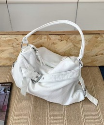 HALEY PESCA | HALEY PESCA/【大容量&2Way】ヴィンテージ ベルトデザインショルダーバッグ(ショルダーバッグ)