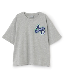 【綿100%】カレッジワンポイント半袖Tシャツ