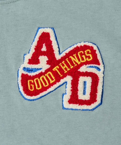 and D. petit main（アンドディープティマイン）の「【綿100%】カレッジワンポイント半袖T（Tシャツ/カットソー・キッズ・ライトピンク/トップグレー/ネイビー/ホワイト/ライトグリーン・90cm/110cm/100cm/130cm/140cm/120cm/150cm）」の12枚目の写真