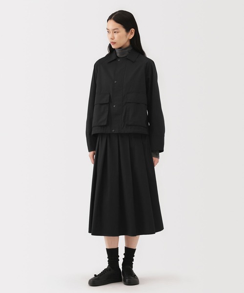 MUJI Labo〕婦人 ユニフォーム素材で作ったショートブルゾン