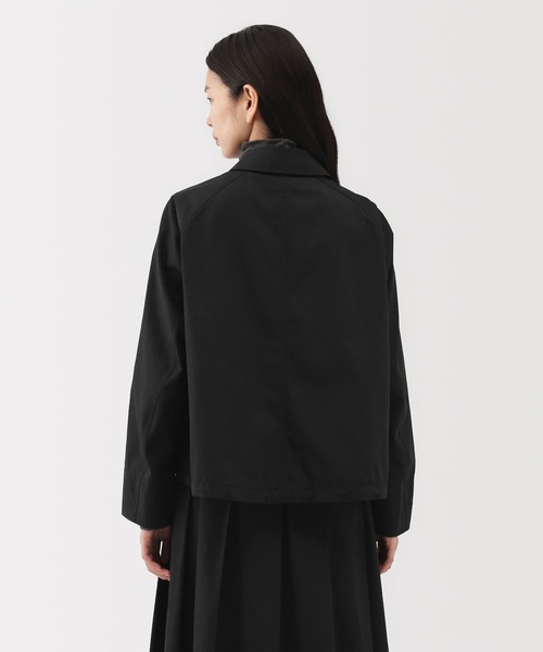 MUJI Labo〕婦人 ユニフォーム素材で作ったショートブルゾン（ブルゾン