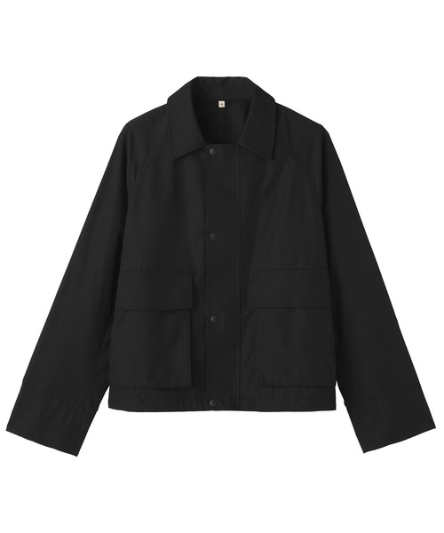 MUJI Labo〕婦人 ユニフォーム素材で作ったショートブルゾン